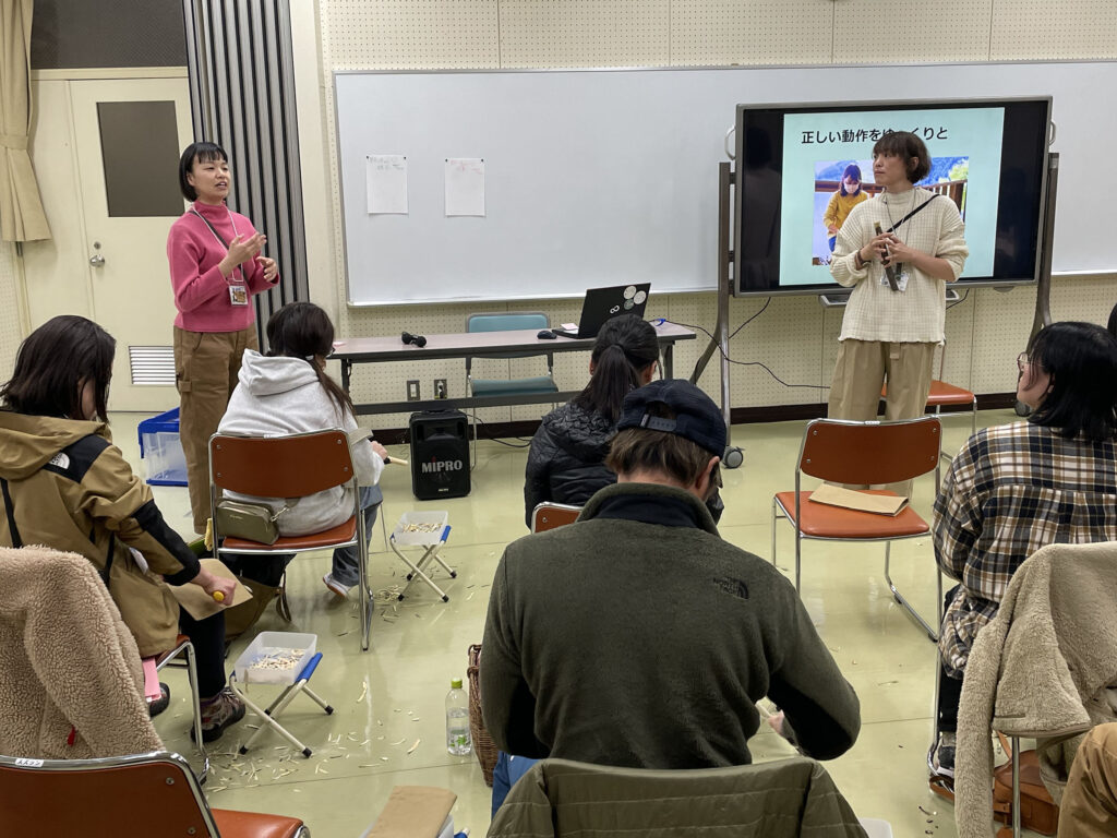 一緒に講師として参加したアカデミーの卒業生