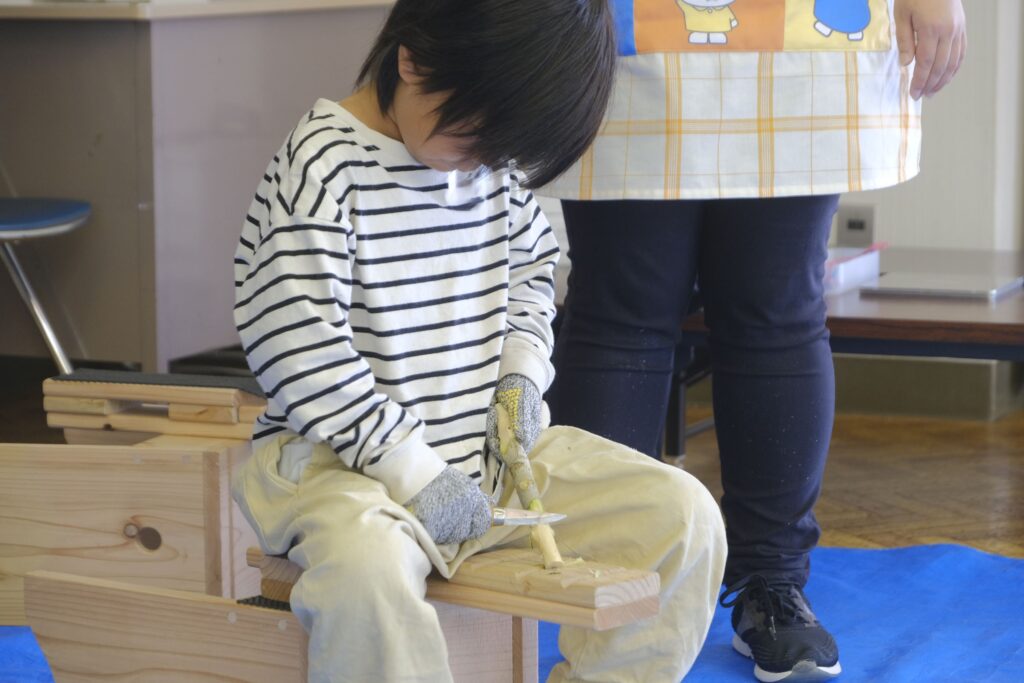 徐々に上手に削れるようになってきます