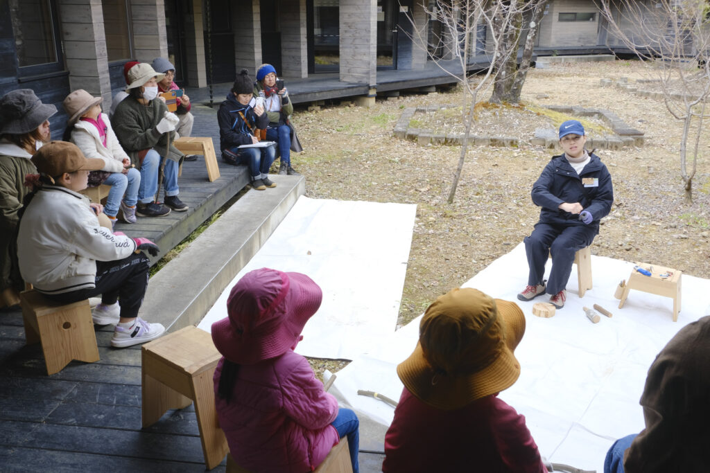 子どものナイフワークプログラムを見学しながら学ぶ「講座内講座」